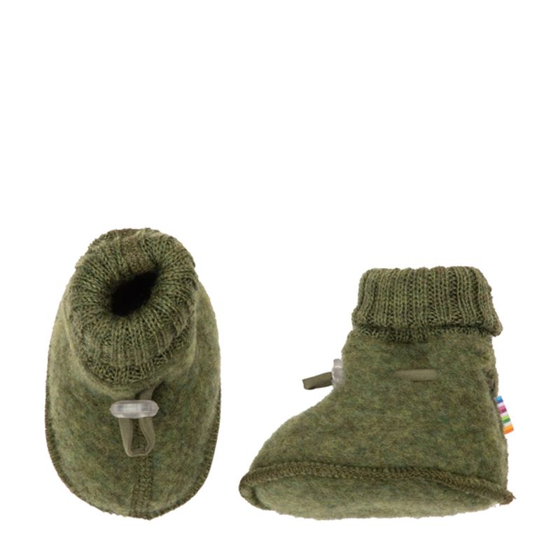 JOHA TØFLER I ULL, Dark Olive