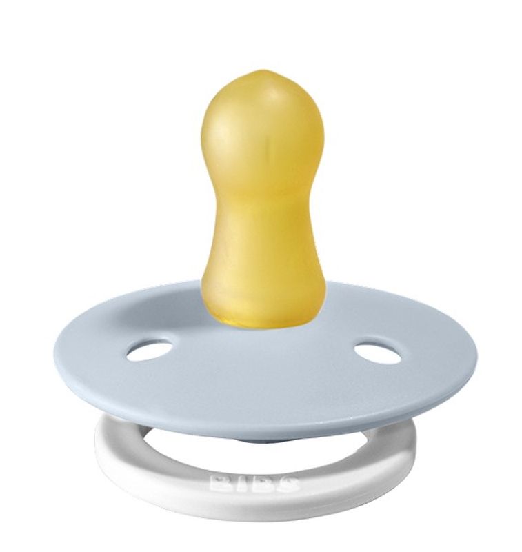 BIBS Color Smokk 2-pk, Iron GLOW/Baby Blue GLOW