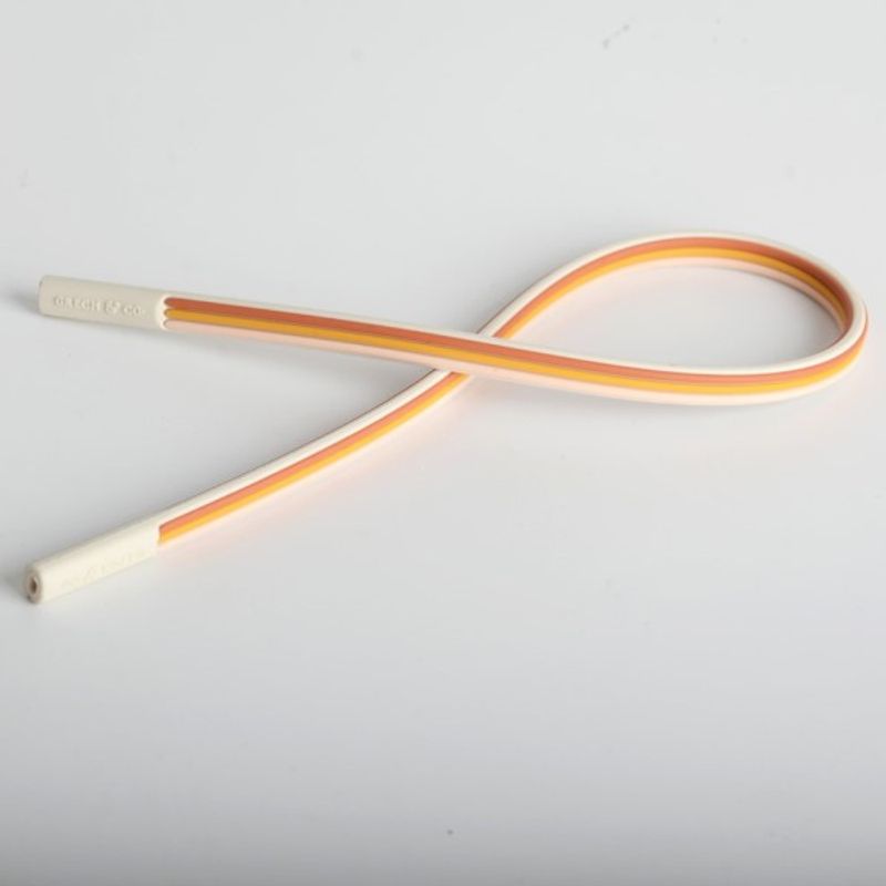 Grech & Co. Silikon Strap til Solbriller, Shell + Golden + Rust