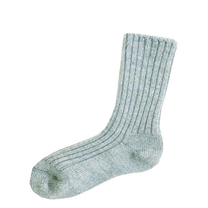 Hovedbilde JOHA Ullsokker, Isblå Melange