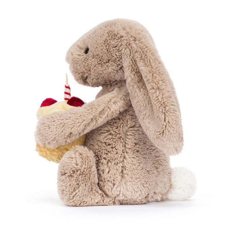 Jellycat Bashful Birthday Bunny Beige Kanin 31 cm