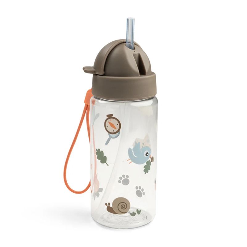 Done By Deer Sugerør Flaske Tiny Trails Sand 350ml