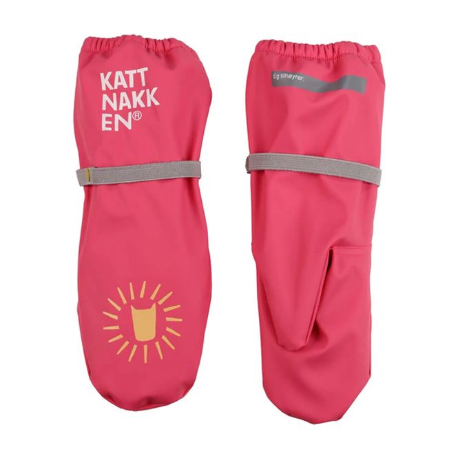 Hovedbilde KATTNAKKEN Superhelt Regnvotter, Superrosa