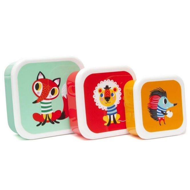 Hovedbilde Petit Monkey Snacksbokser, Dyr 3pk