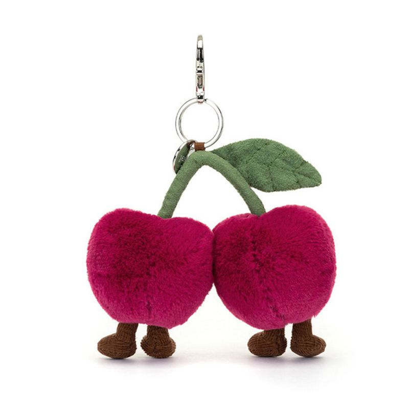 Jellycat Amuseables Cherries Nøglering Bag Charm