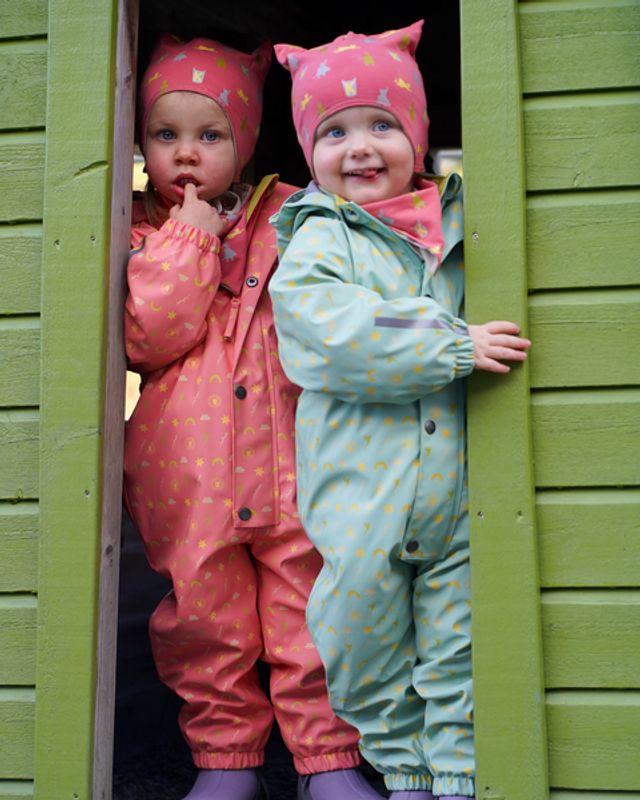 KATTNAKKEN Baby Regndress Dugg, Jane Pistasj